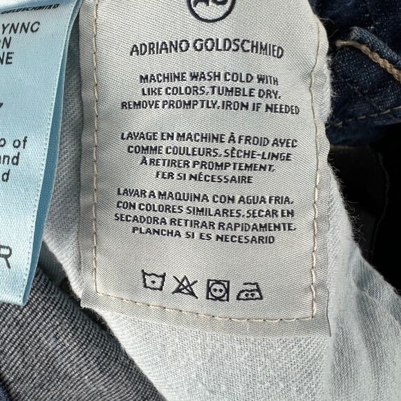 AG Adriano Goldschmied The Ex-Boyfriend Slouchy Slim Distressed Jeans Blue 27 - Picture 9 of 9